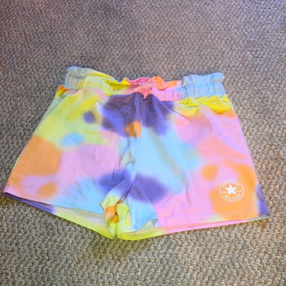 Converse all star tie dye shorts
